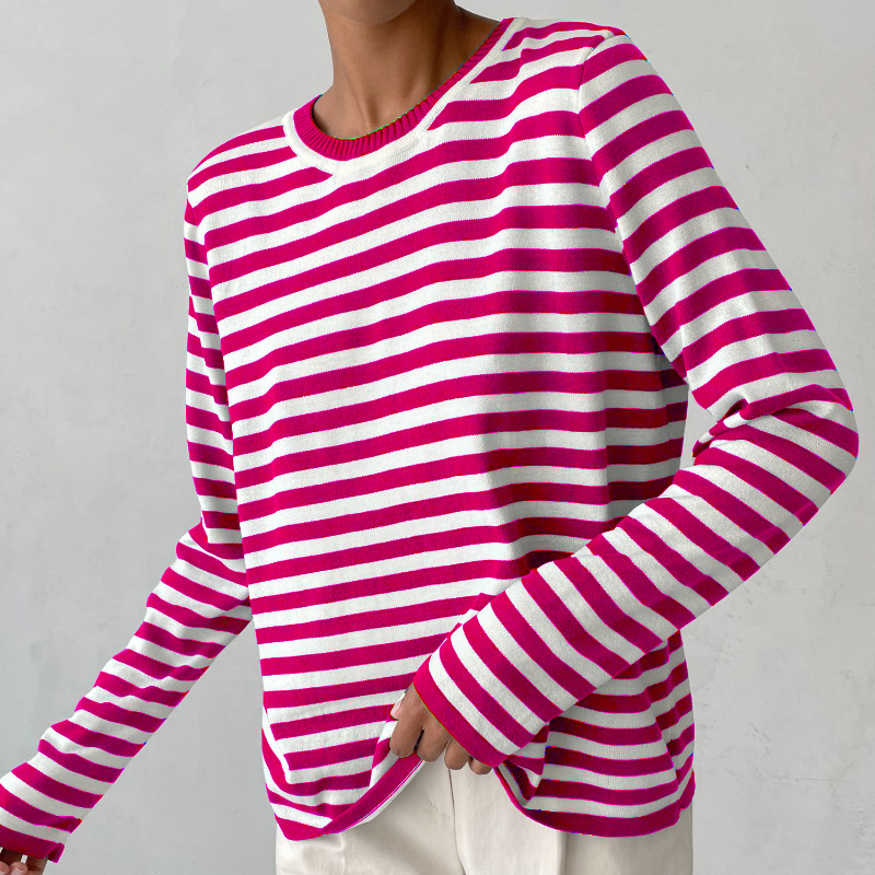 Davy | Women's Striped Long Sleeve Sweater