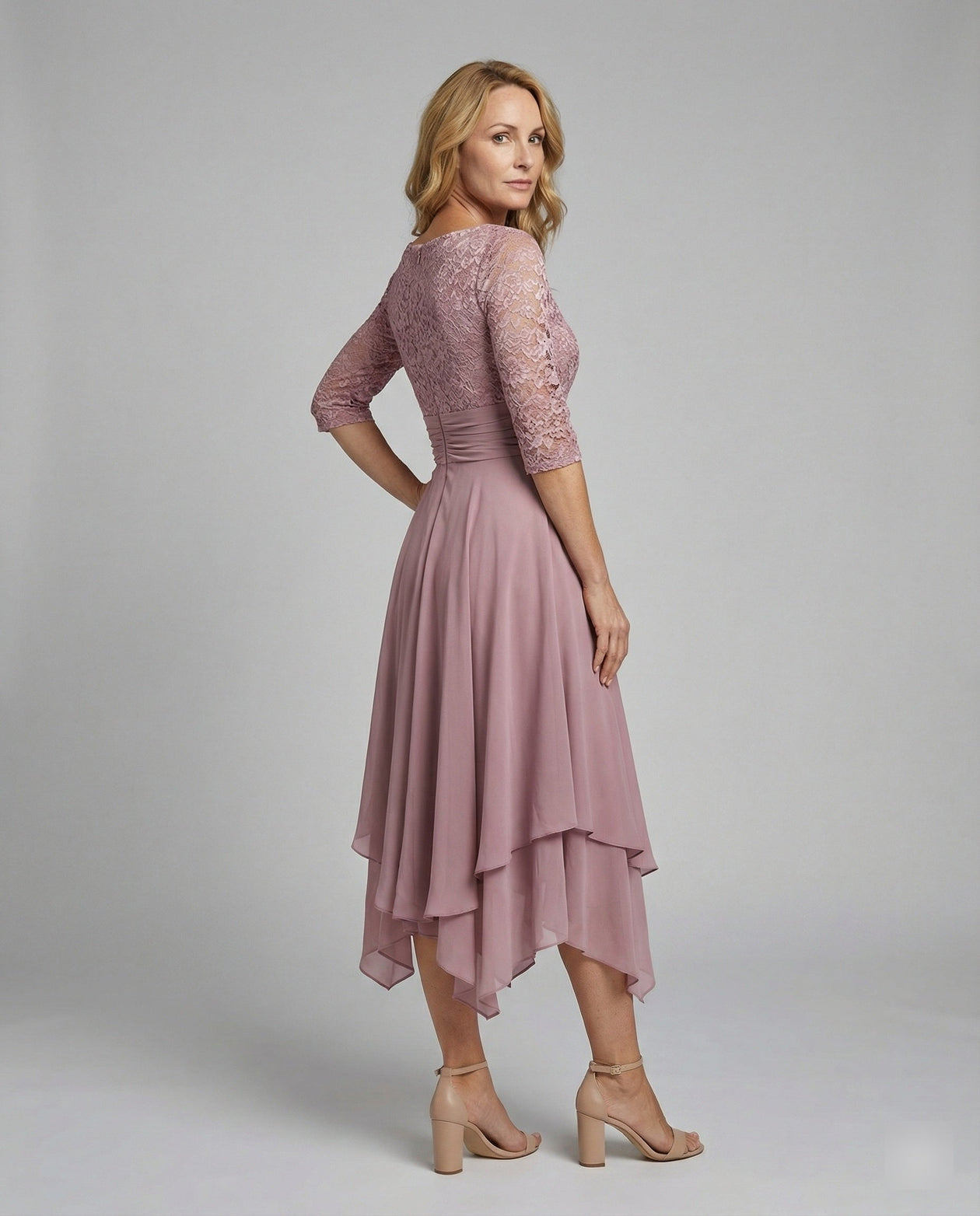 Women's Elegant Flowy Midi Dress – DavyDenver