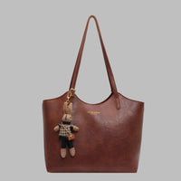 Davy | Sac fourre-tout à épaule pour femme avec breloque