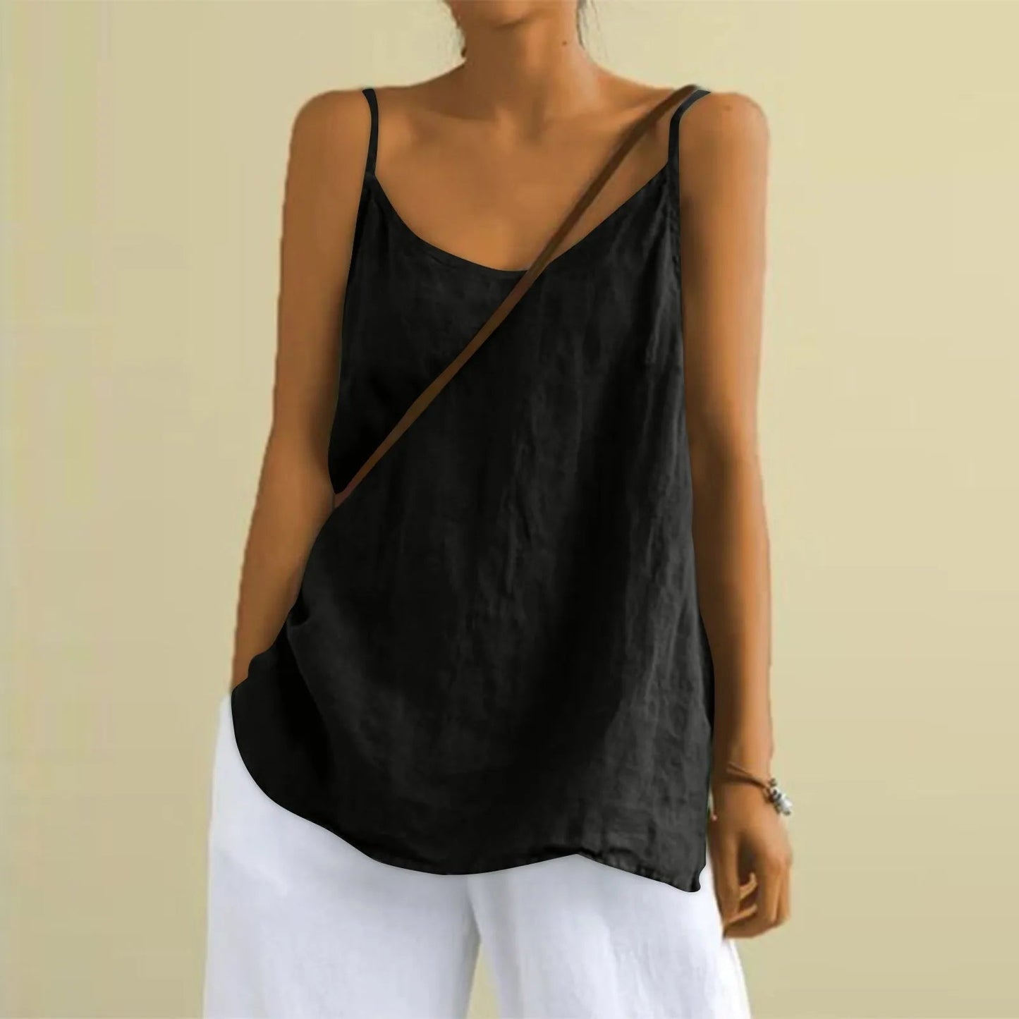 Davy | Women's V-Neck Camisole Loose Fit Top