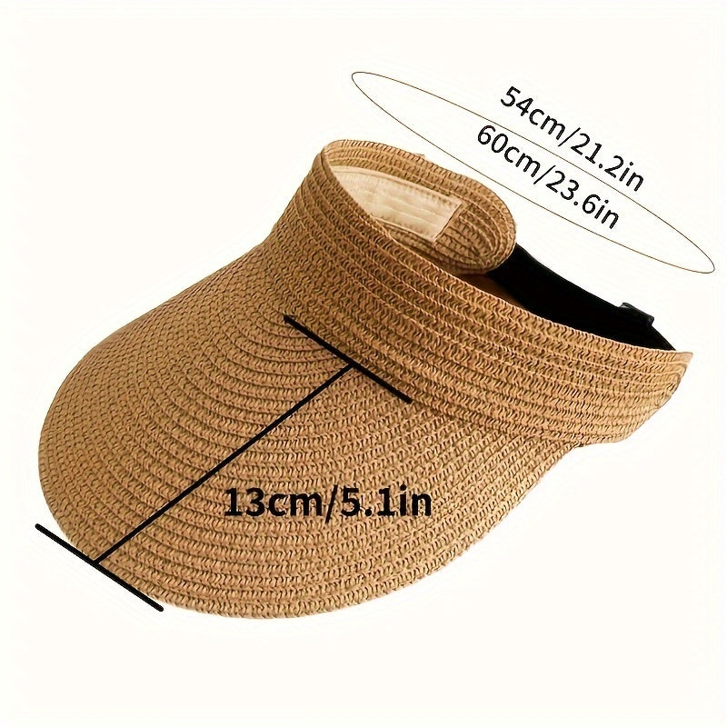 Davy | Women's Wide Brim Sun Visor Hat