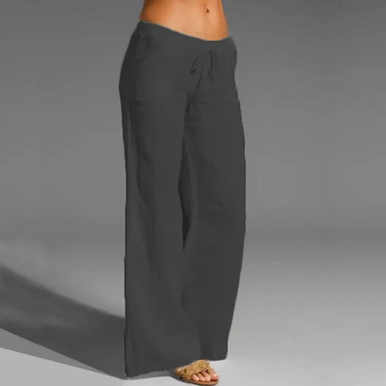 Davy | Women's Wide-Leg Drawstring Trousers