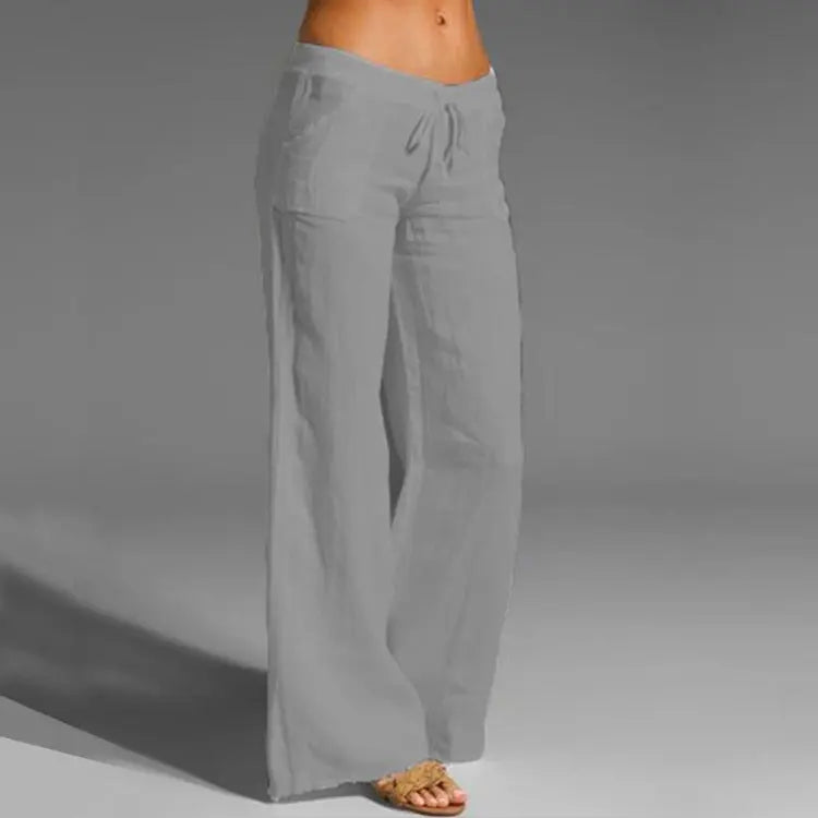 Davy | Women's Wide-Leg Drawstring Trousers