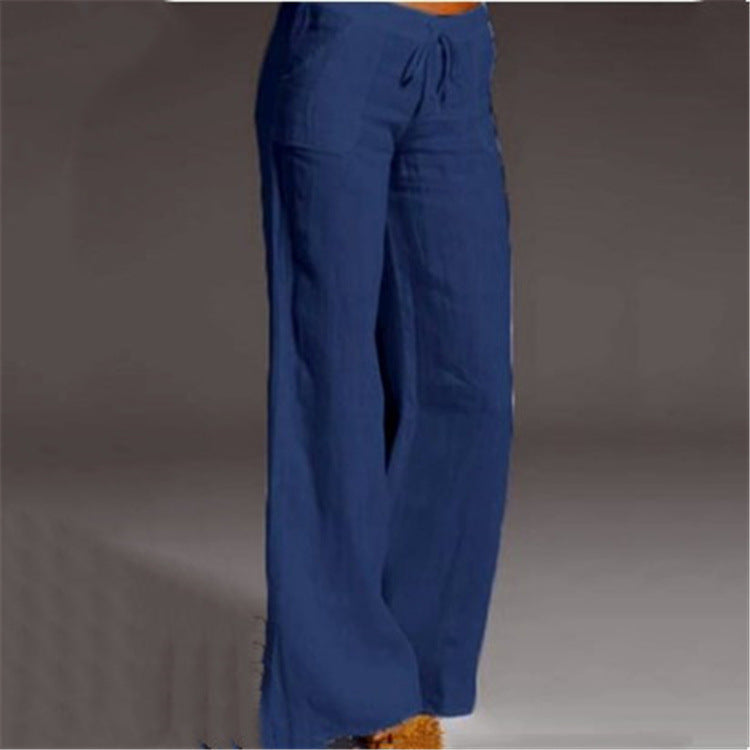 Davy | Women's Wide-Leg Drawstring Trousers