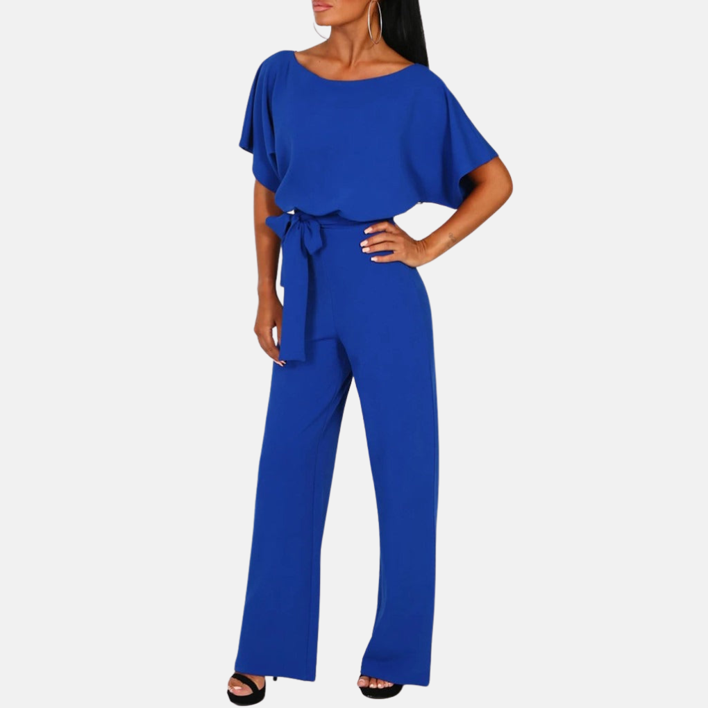 Davy | Women's Wide-Leg Jumpsuit with Sash Belt
