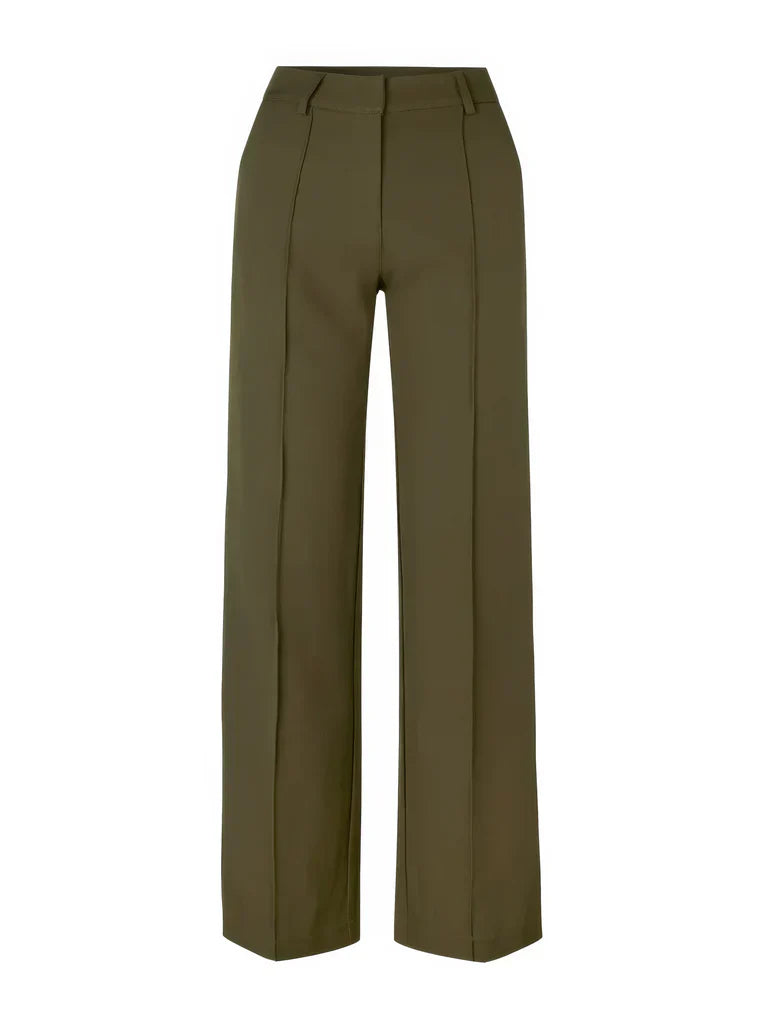 Davy | Women's Wide Leg Trousers with Slim Fit