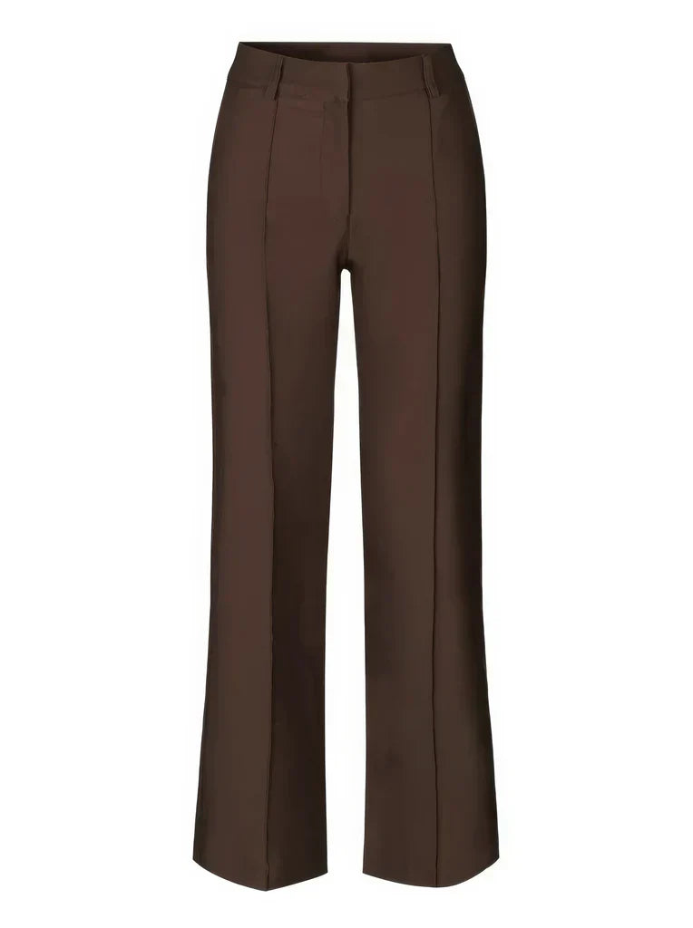 Davy | Women's Wide Leg Trousers with Slim Fit