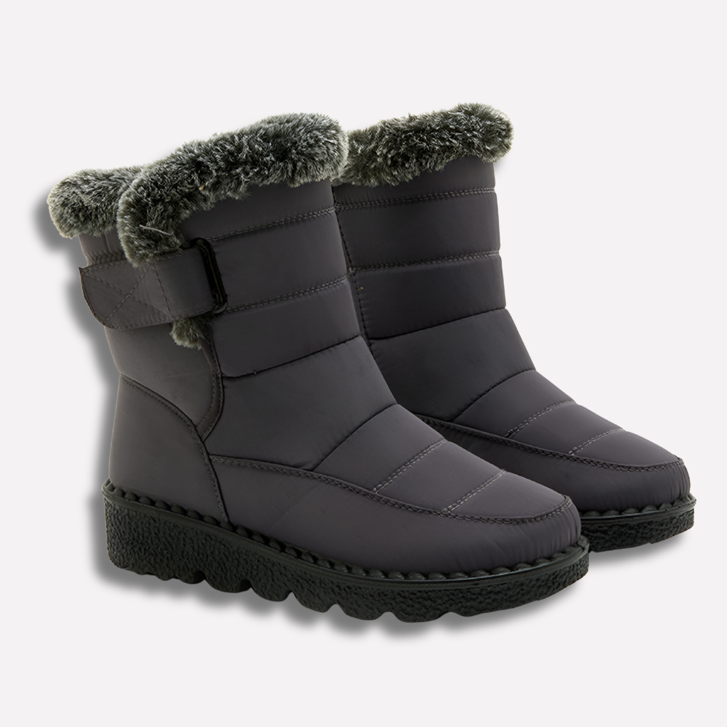 Davy | Women's Winter Boots with Fur Trim