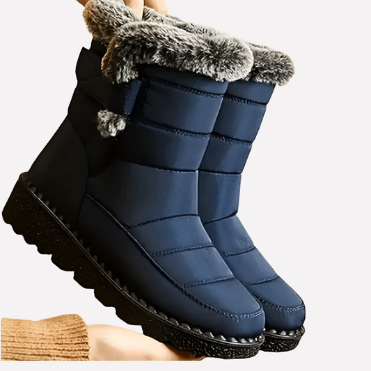 Davy | Women's Winter Boots with Fur Trim