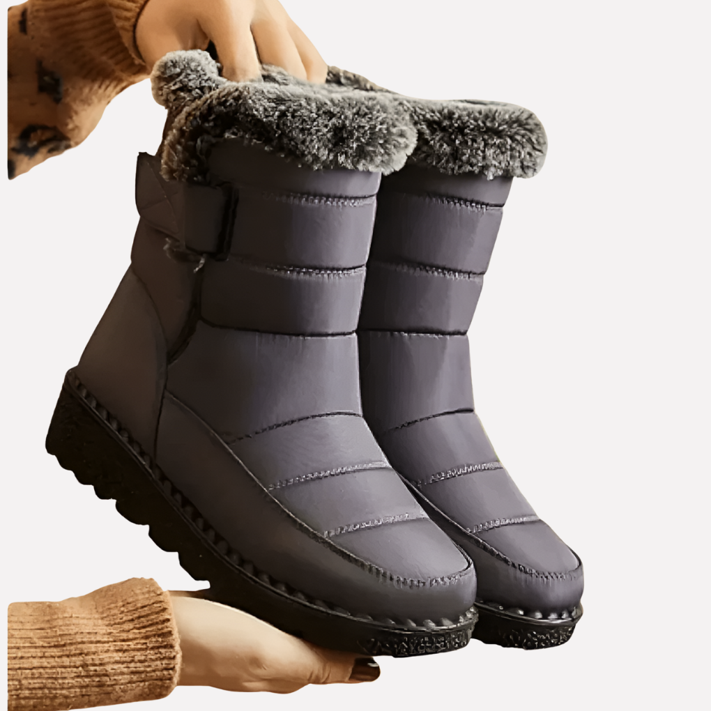 Davy | Women's Winter Boots with Fur Trim