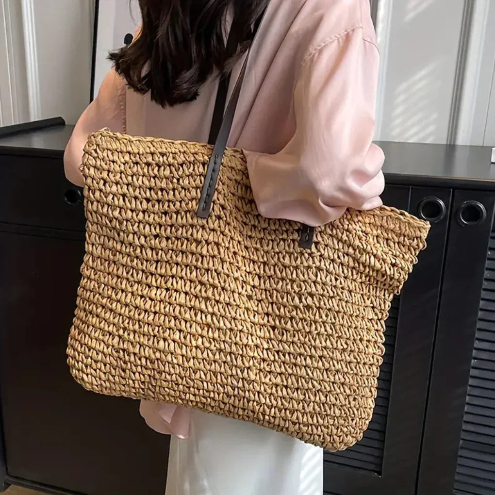 Davy | Women's Woven Tote Bag – Oversized Carryall