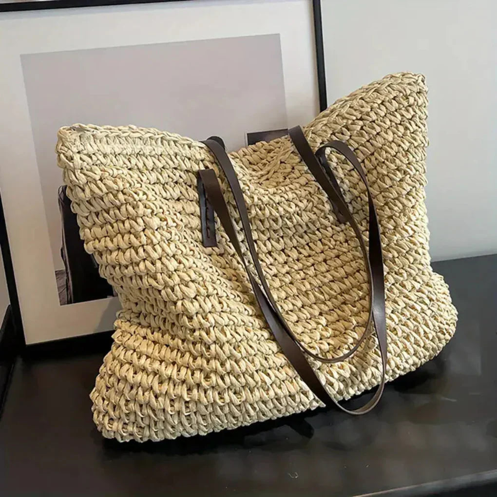 Davy | Women's Woven Tote Bag – Oversized Carryall