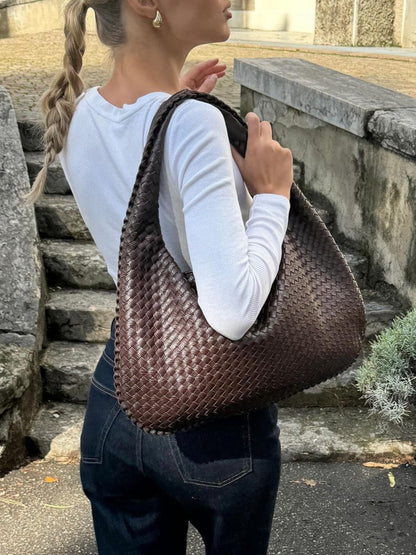 Davy | Women's Woven Tote Bag - Stylish & Spacious