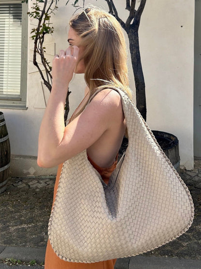 Davy | Women's Woven Tote Bag - Stylish & Spacious