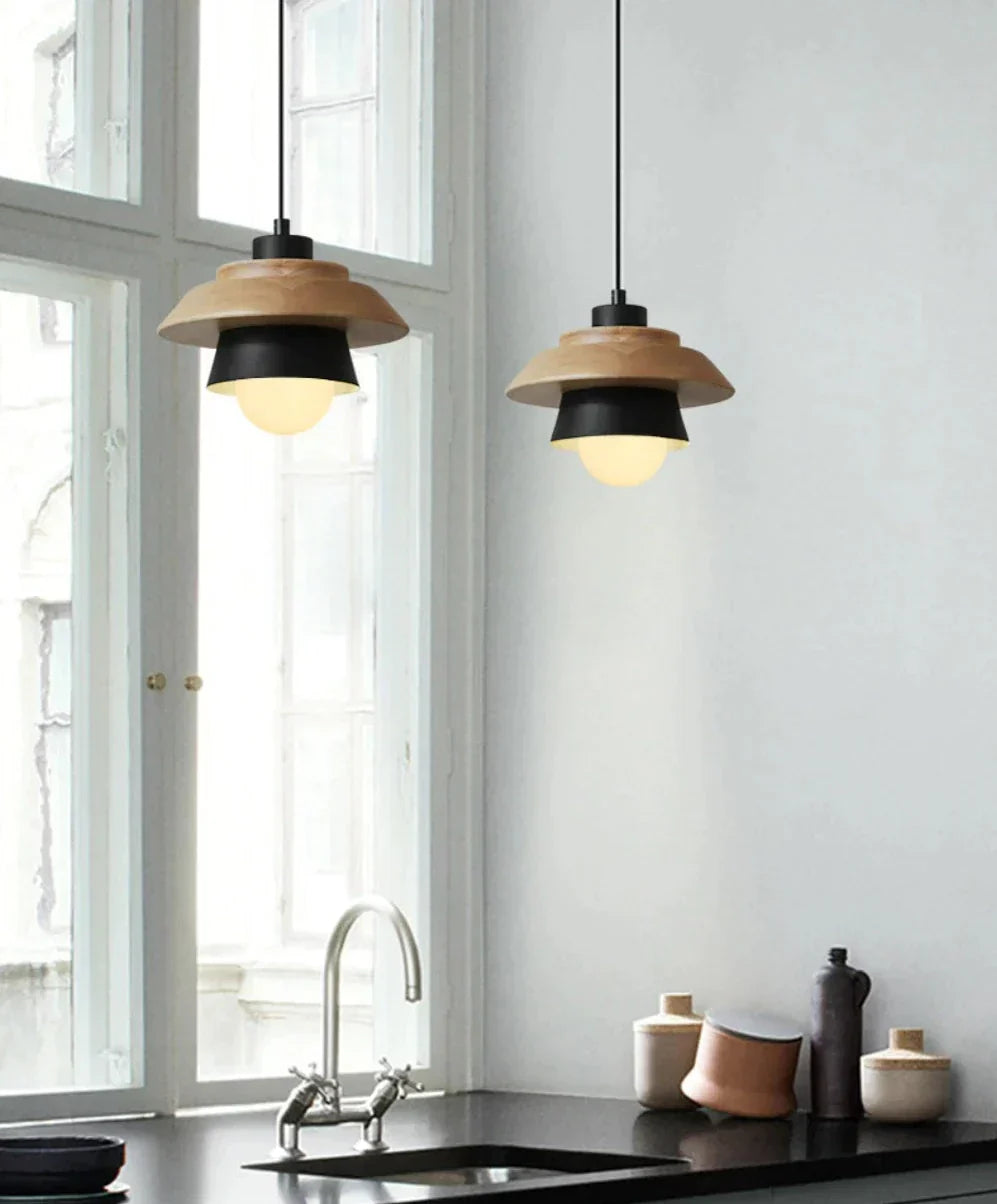 Davy | Wood Pendant Light | Nordic Natural Design