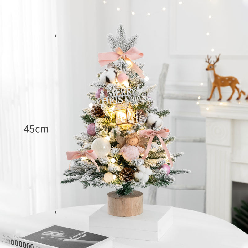 Decorative Mini Christmas Tree with LED Lights