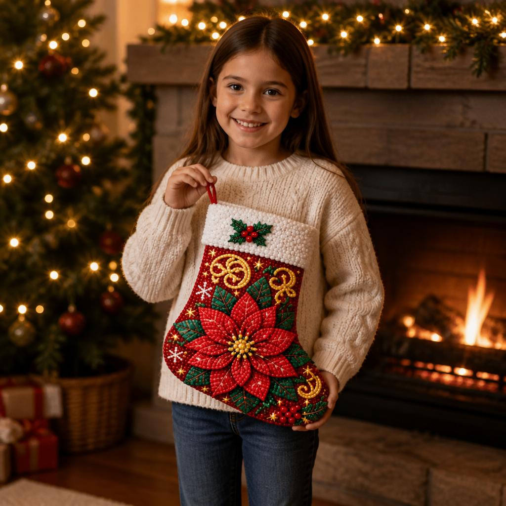 Diamond Painting Christmas Stocking Kit