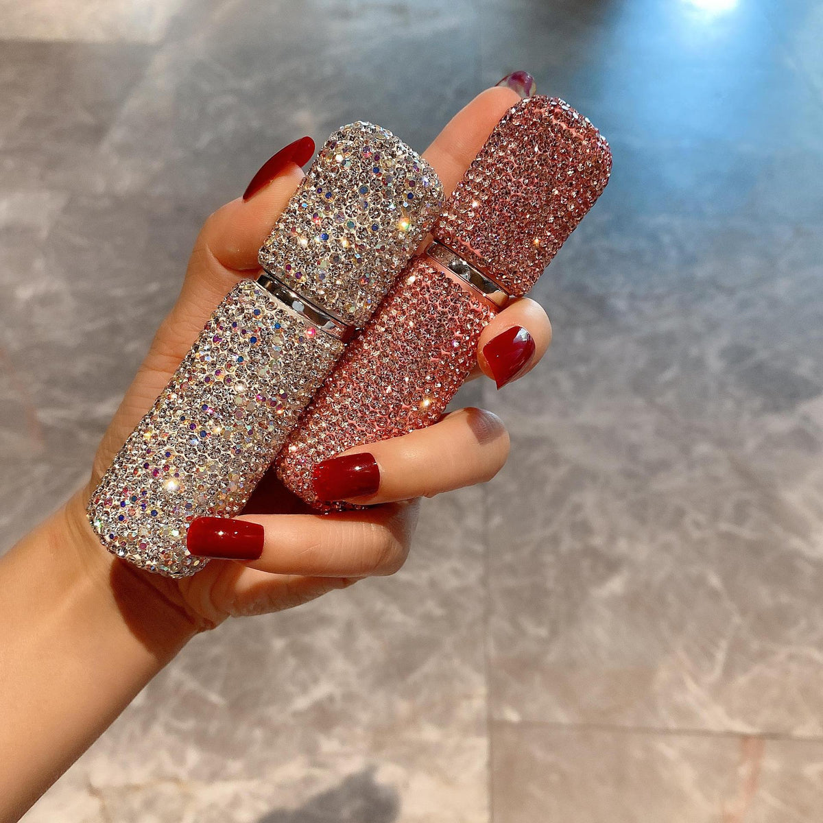 Diamond Refillable Perfume Bottle