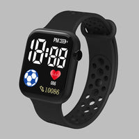 Montre Sport Numérique pour Enfants – Bracelet Silicone Étanche avec Cadran Rétroéclairé et Fonction Chronomètre