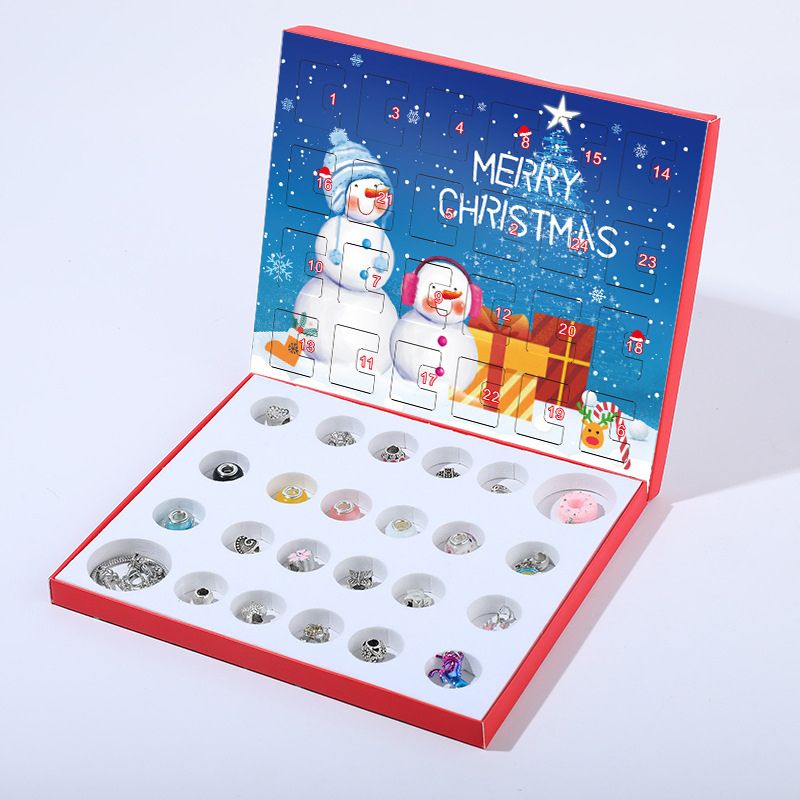 Calendrier de l’Avent DIY avec bracelet de Noël pour 24 jours de créativité
