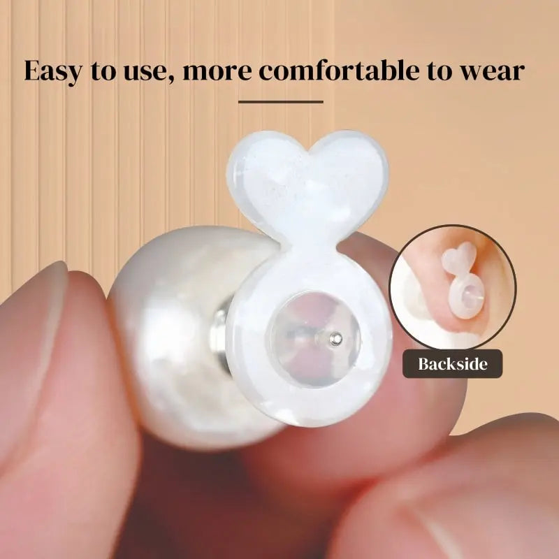 Earring Stabilizer for Secure Hold of Heavy Earrings Without Sagging