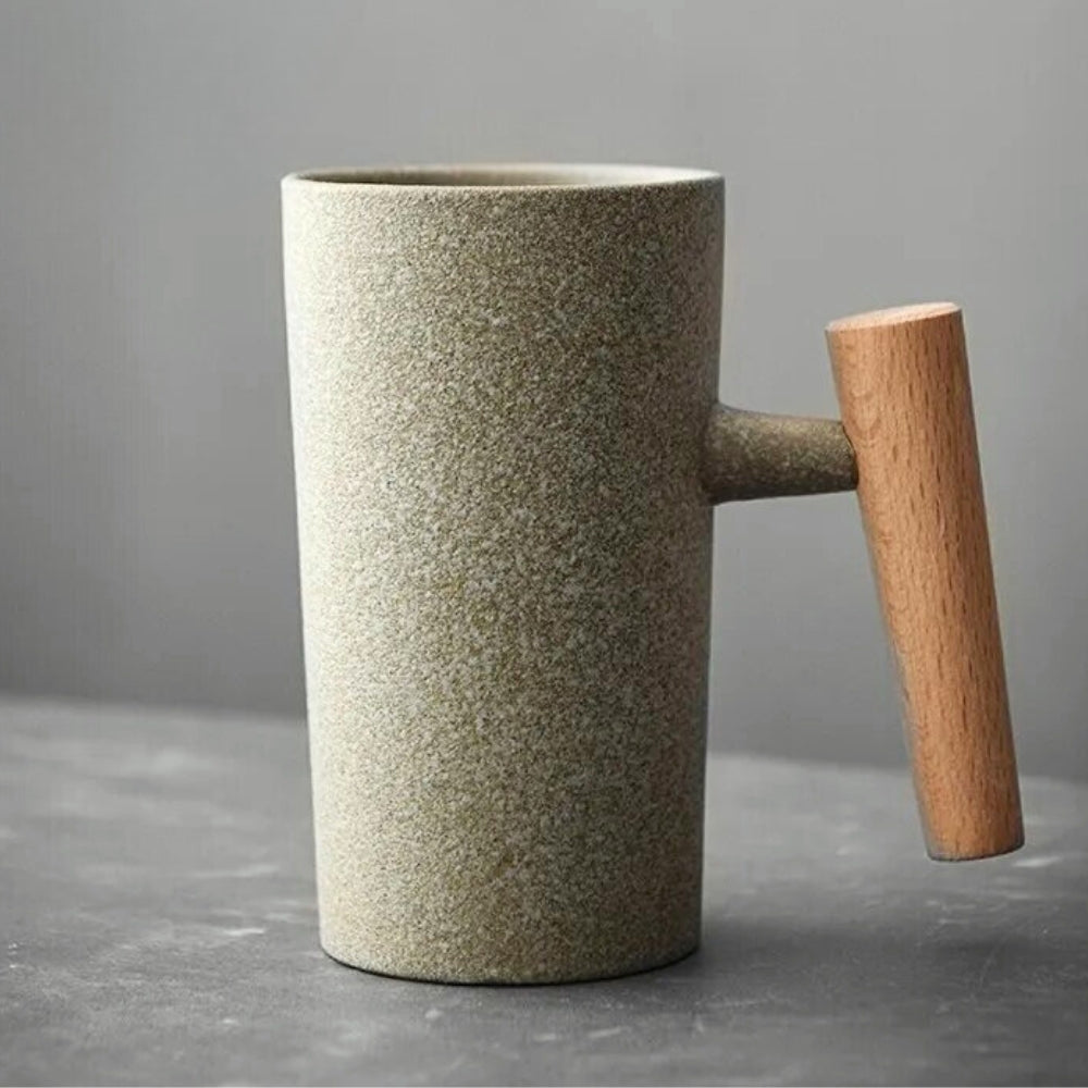 Tasses à latte de style nordique aux tons naturels - Tasses à café