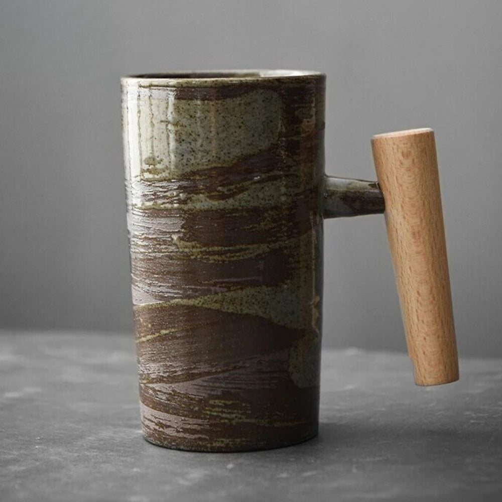 Tasses à latte de style nordique aux tons naturels - Tasses à café