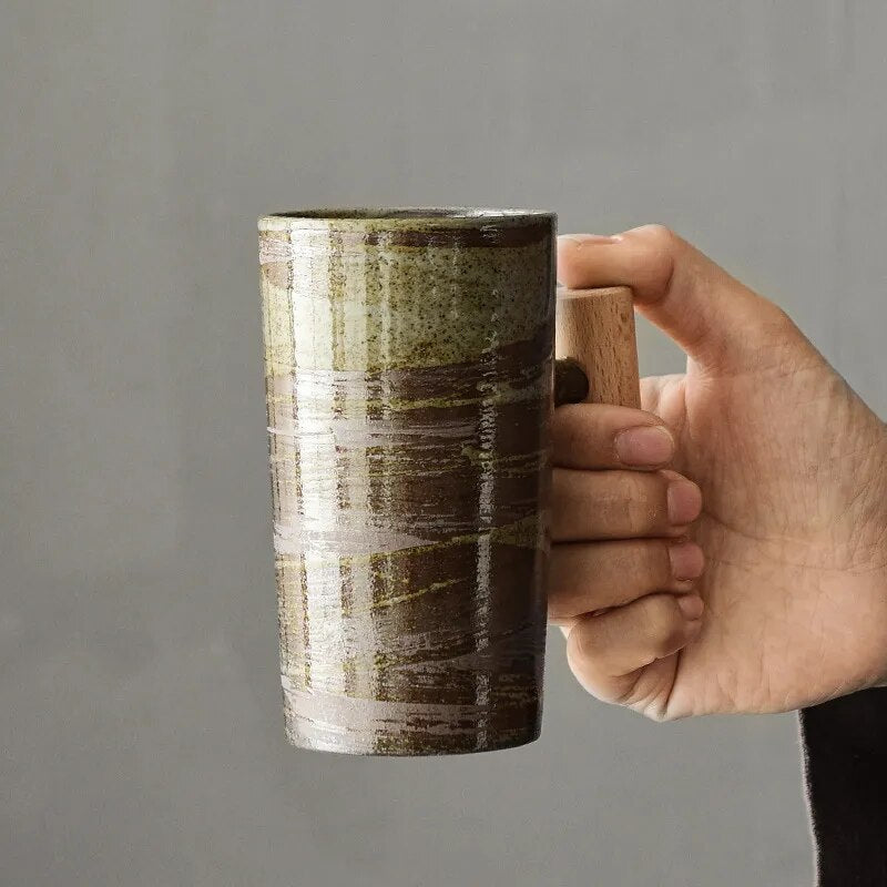 Tasses à latte de style nordique aux tons naturels - Tasses à café