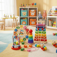 EDUQUEST Set Montessori 5-en-1 – Apprentissage créatif pour bébés dès 6 mois