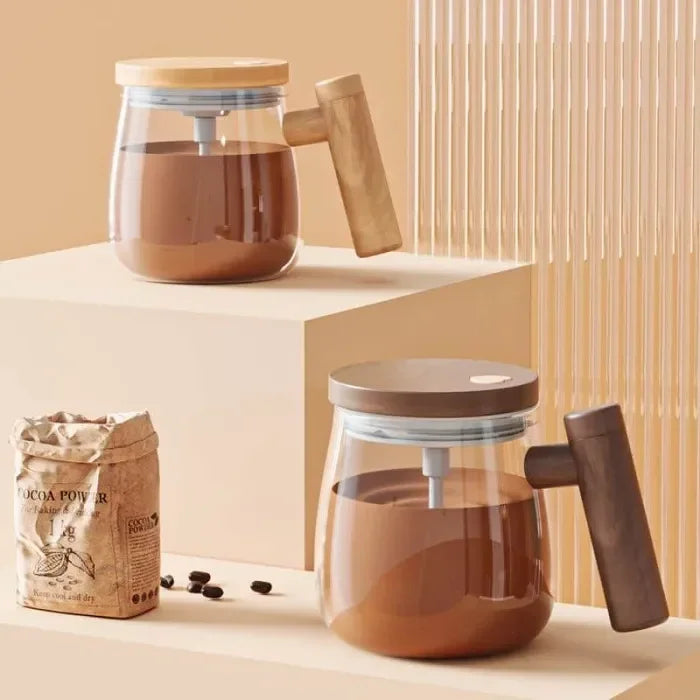 Mug électrique à mélange automatique haute vitesse avec démarrage à un bouton pour boissons chaudes et froides