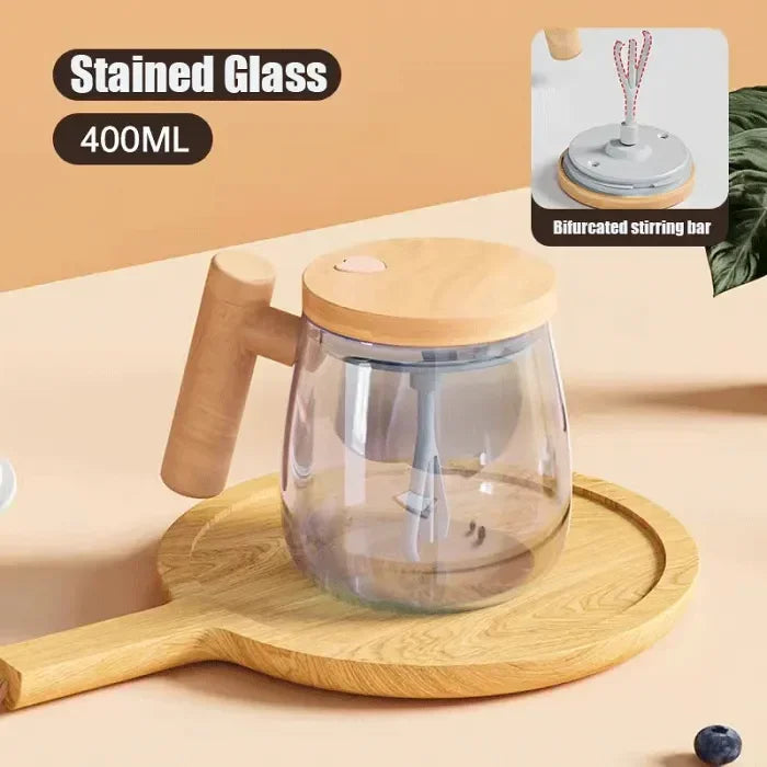 Mug électrique à mélange automatique haute vitesse avec démarrage à un bouton pour boissons chaudes et froides