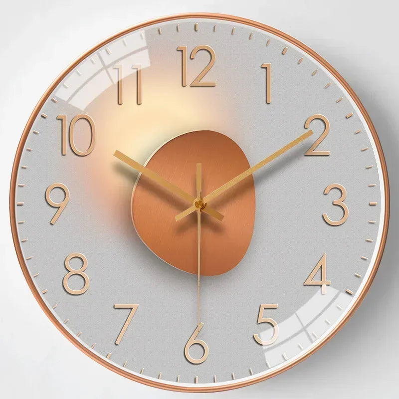 Elegant and Silent Wall Clock Ideal for Any Room