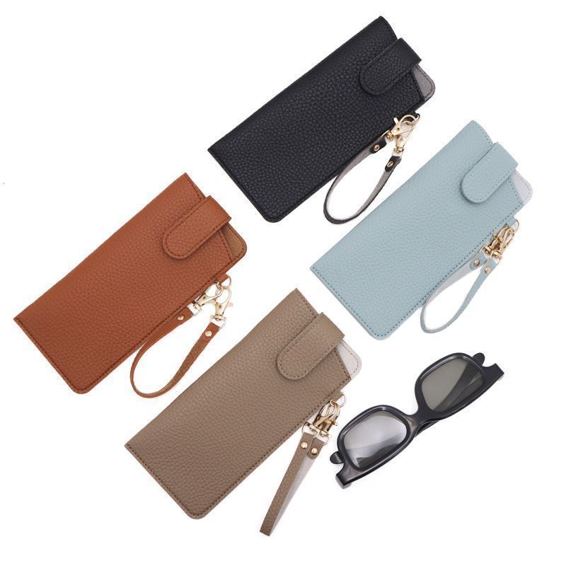 Elegant Leather Eyewear Case