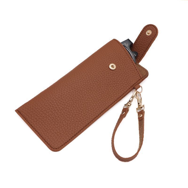 Elegant Leather Eyewear Case