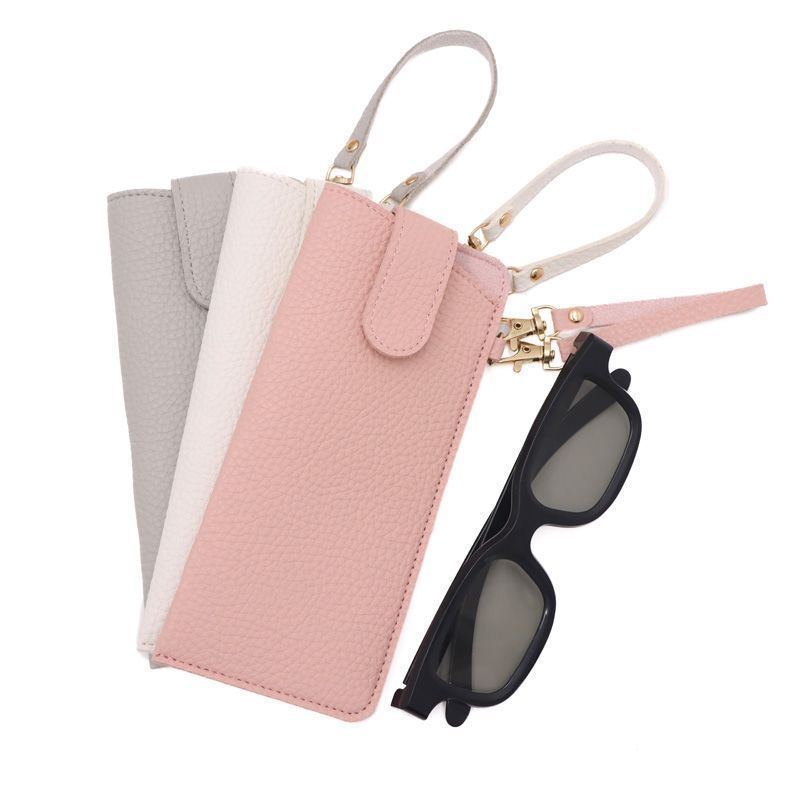Elegant Leather Eyewear Case