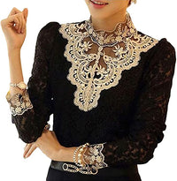 Elegant Women's Embroidered Blouse - Chic Style and Comfort
