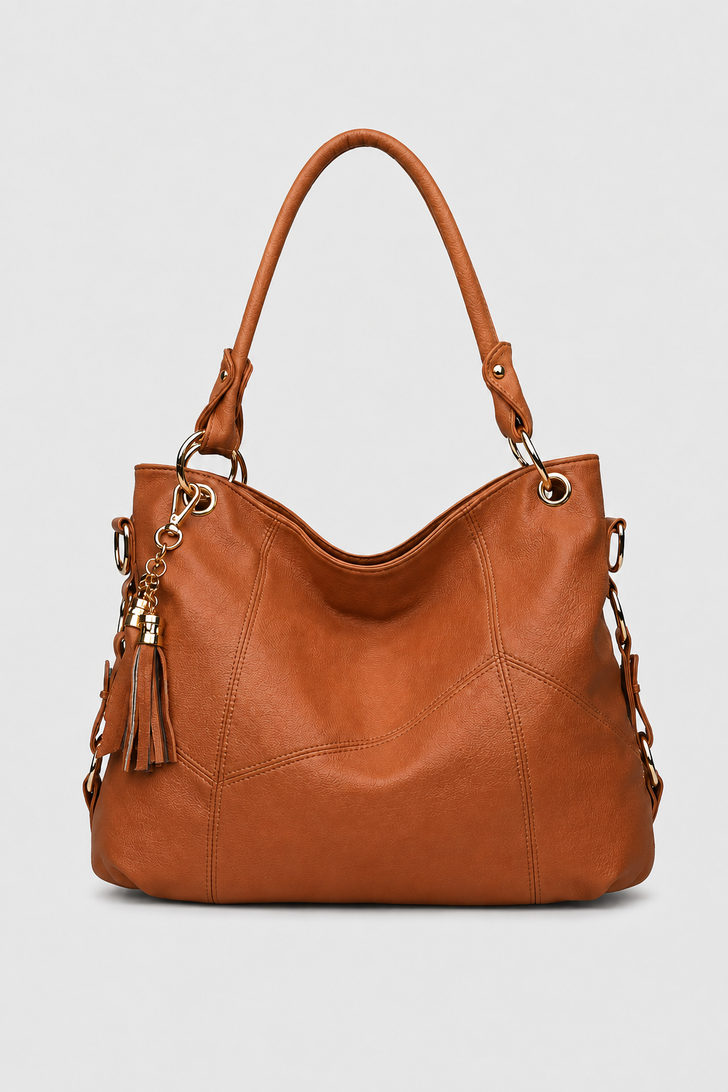 Elegant Women's Faux Leather Handbag - Spacious & Durable Everyday Tote