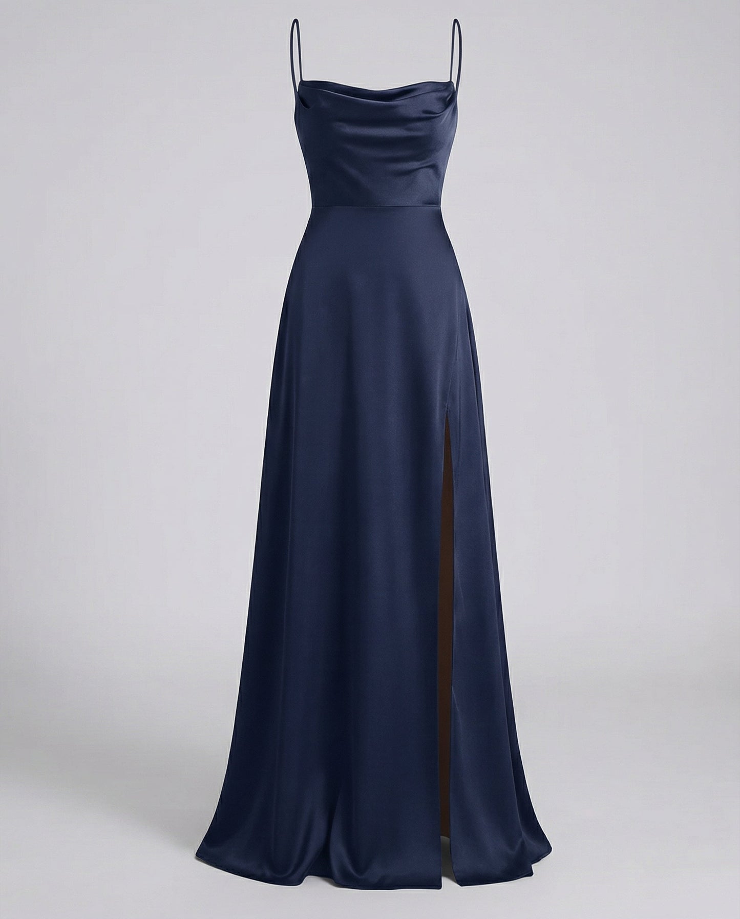Elegant Women's Silk Maxi Dress with Flowing Cut | Davy Fashion
