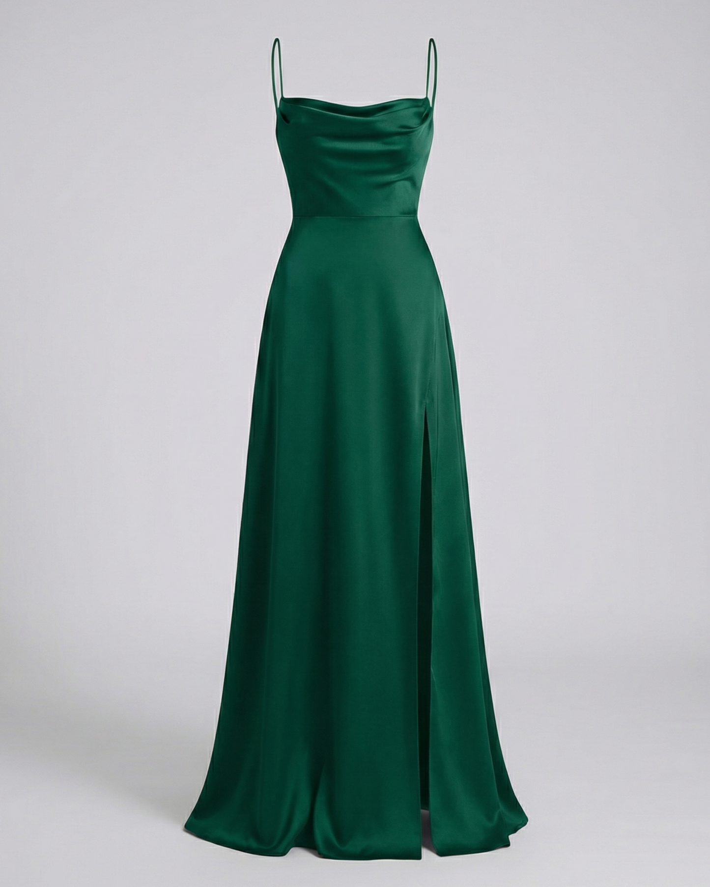 Elegant Women's Silk Maxi Dress with Flowing Cut | Davy Fashion