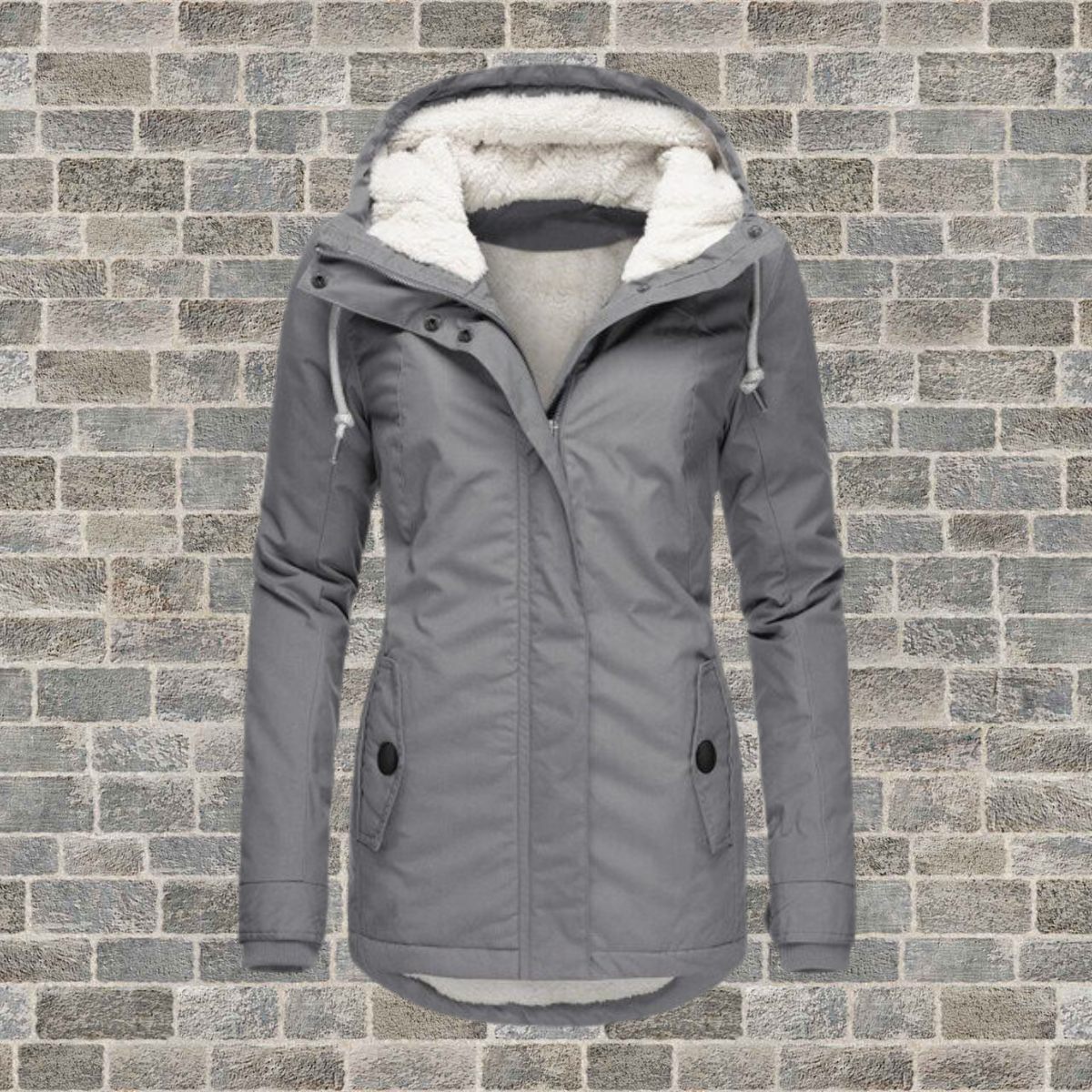 Elsie Belle | New Pleated Cotton Coat with Hood