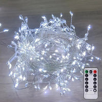 Encantadoras Luces LED de Cadena con Efecto Fuegos Artificiales