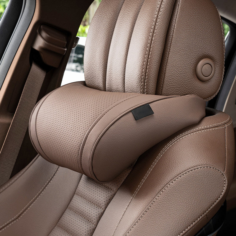 Ergonomic Memory Foam Car Lumbar Cushion and Headrest Support Set