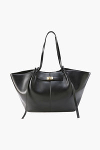 Sac cabas en cuir pour tous les jours avec détail de fermeture avant