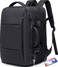Sac à dos de voyage étanche extensible 26–45L avec housse pour ordinateur portable et sac de sport