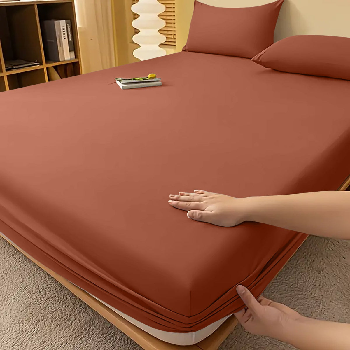 Extra Deep Fitted Bed Sheet – Wrinkle-Resistant All-Season Bedding