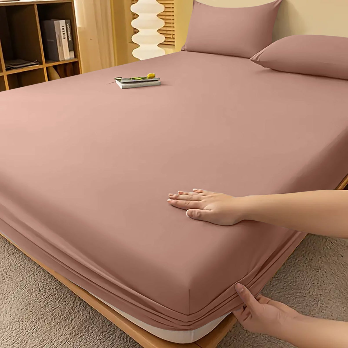 Extra Deep Fitted Bed Sheet – Wrinkle-Resistant All-Season Bedding