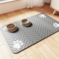Extra-Large Waterproof Silicone Pet Feeding Mat with Non-Slip Backing