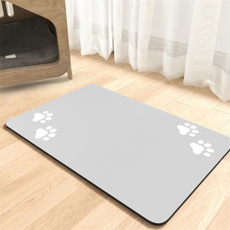 Extra-Large Waterproof Silicone Pet Feeding Mat with Non-Slip Backing