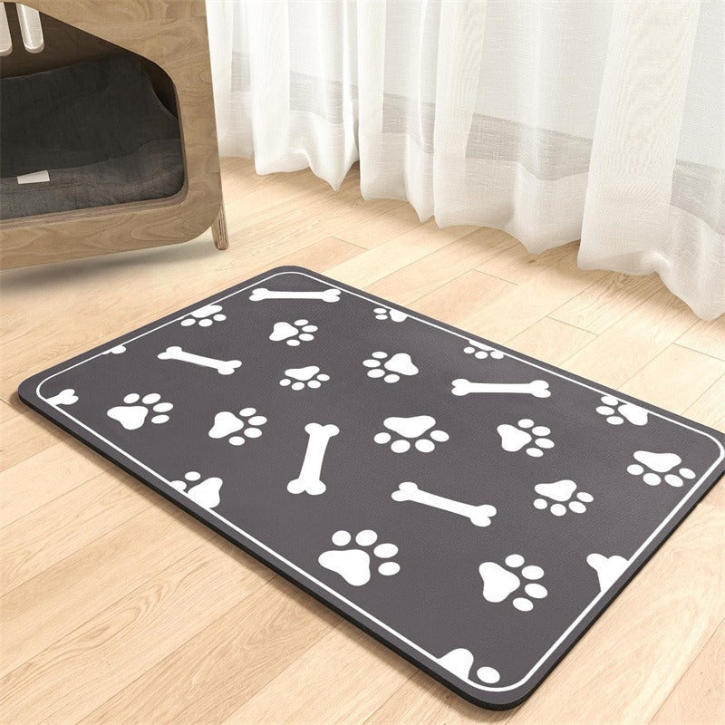 Extra-Large Waterproof Silicone Pet Feeding Mat with Non-Slip Backing