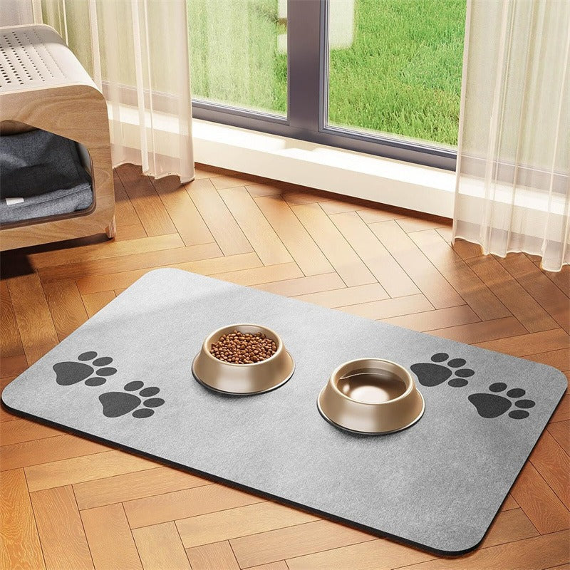 Extra-Large Waterproof Silicone Pet Feeding Mat with Non-Slip Backing